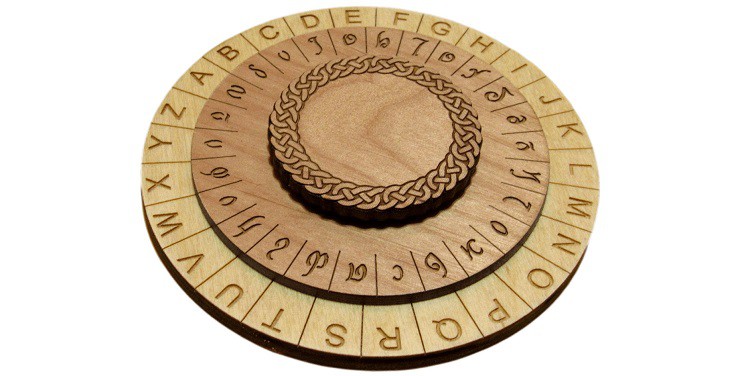 The Elves Cipher Wheel - Decoder Ring for DnD
