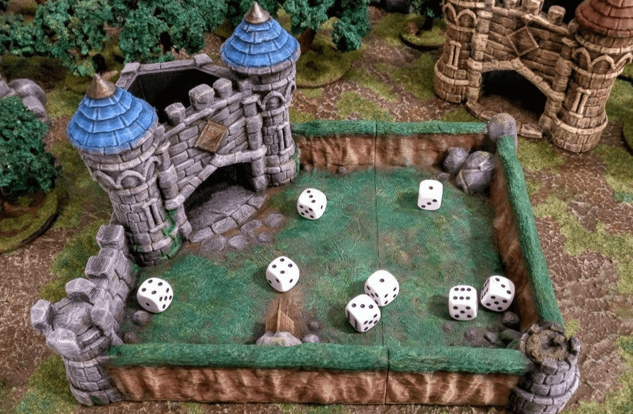 Dungeons and Dragons Medieval Dice Tower