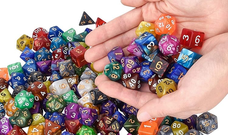 Dungeons and Dragons Game Dice