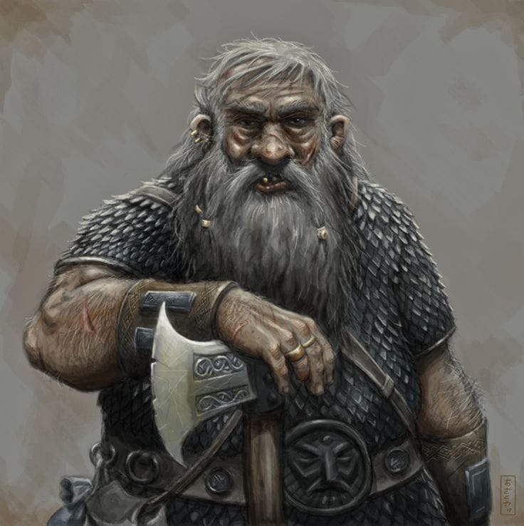 Mountain Dwarf Wizard