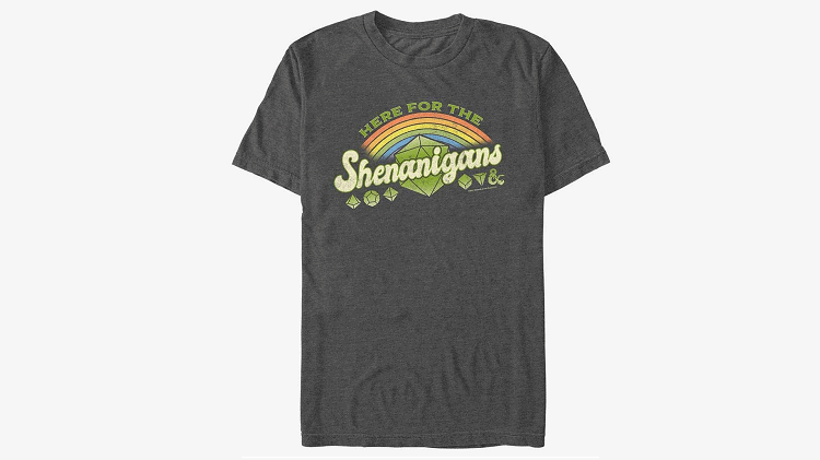 Dungeons And Dragons Here For Shenanigans T-Shirt