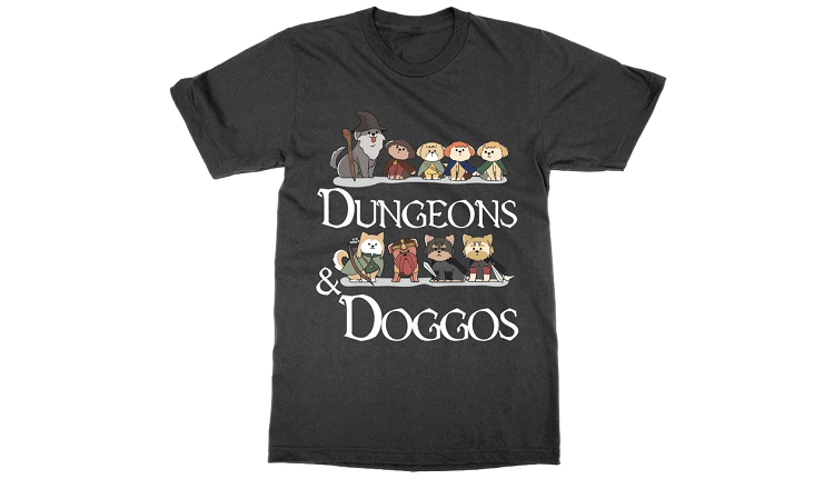 Dungeons & Doggos t shirt