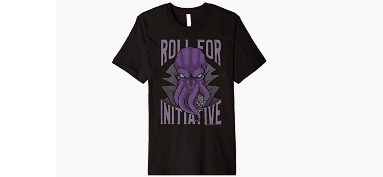 Dungeons & Dragons Illithid Roll For Initiative Premium T-Shirt