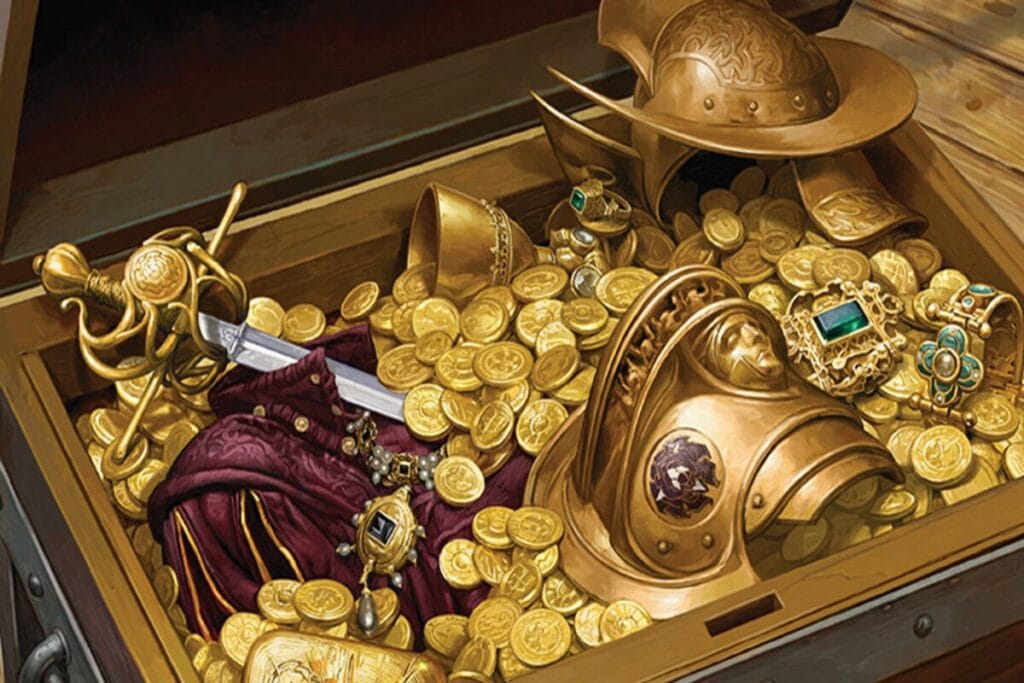 What is the value of a Gold Piece in D&D? 