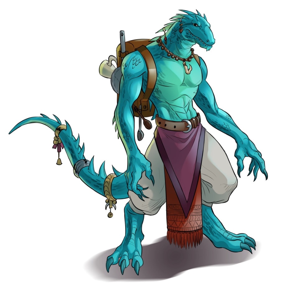 lizardfolk Monk