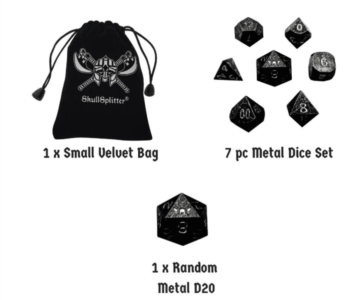 Premium Mystery Metal Dice Set