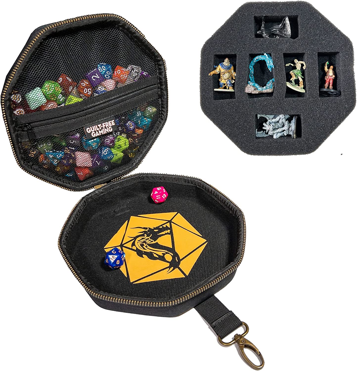 Dice Pouch and Rolling Tray