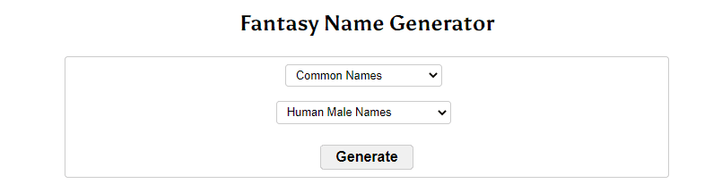 Name Generator