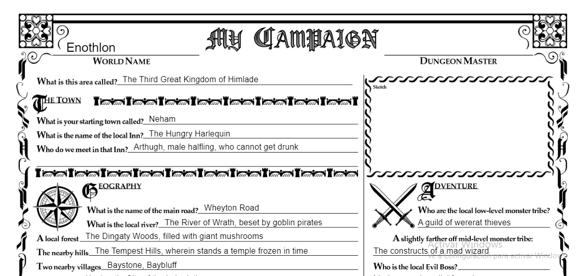 My Random Campaign