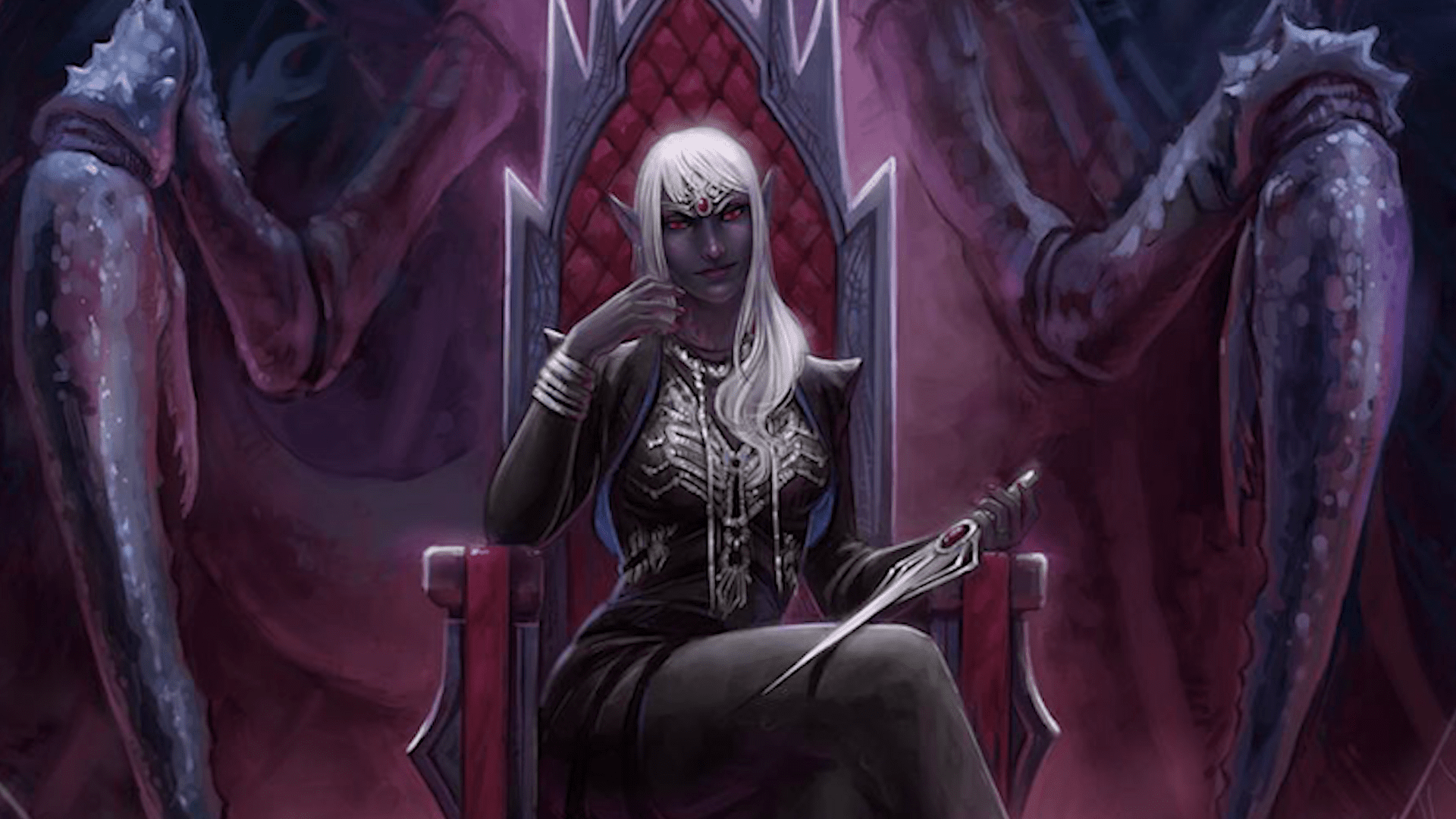 Black-haired Drow Maiden - wide 4