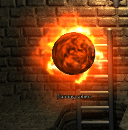 Flaming Sphere